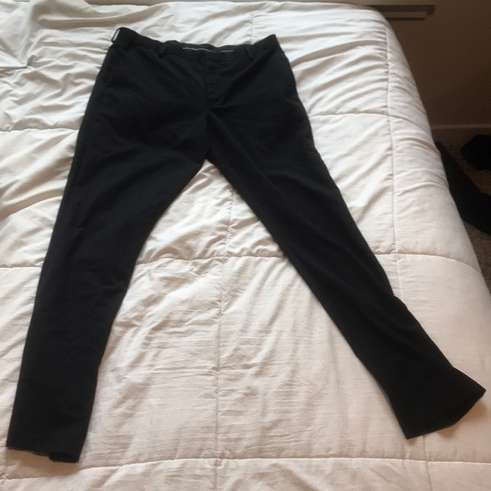 Men’s black slacks